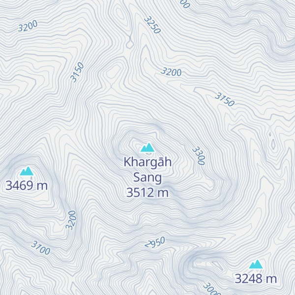 Map of Khargāh Sang