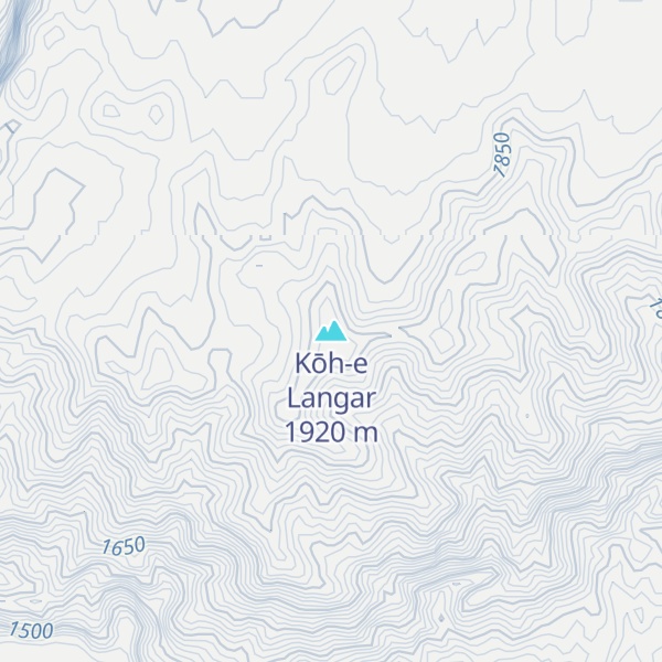 Map of Kōh-e Langar