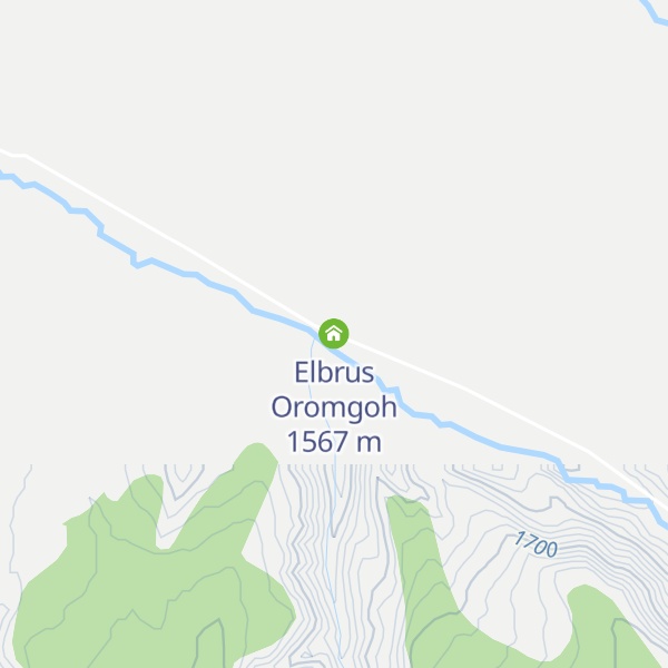 Map of Elbrus Oromgoh