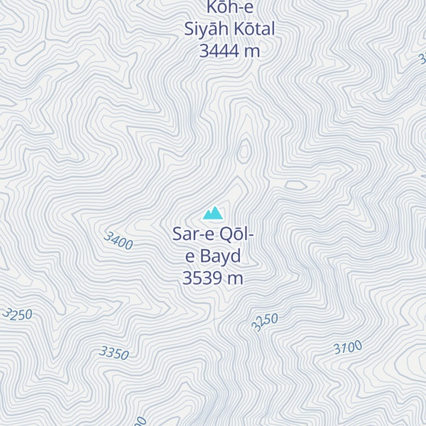 Map of Sar-e Qōl-e Bayd
