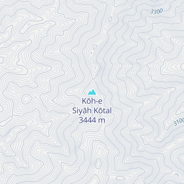 Map of Kōh-e Siyāh Kōtal