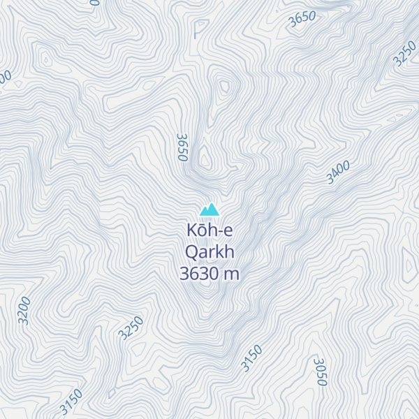 Map of Kōh-e Qarkh