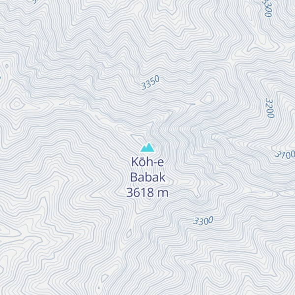 Map of Kōh-e Babak
