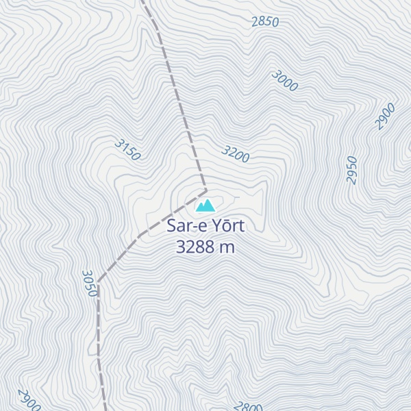 Map of Sar-e Yōrt
