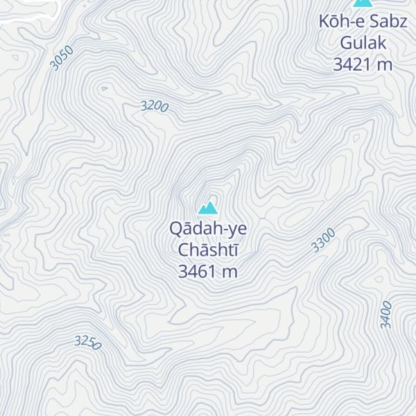 Map of Qādah-ye Chāshtī