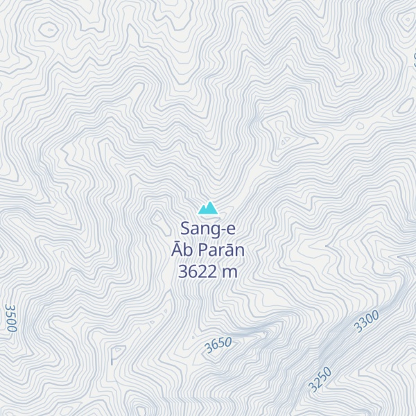 Map of Sang-e Āb Parān