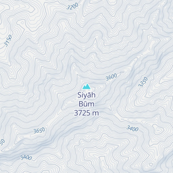 Map of Siyāh Būm