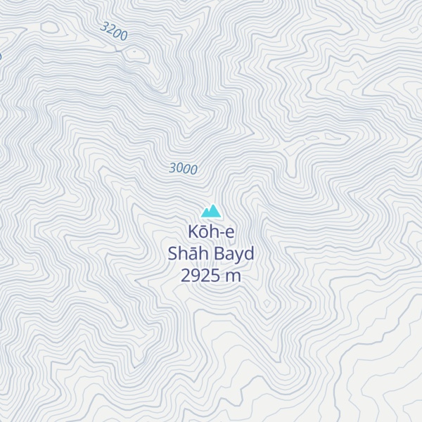 Map of Kōh-e Shāh Bayd
