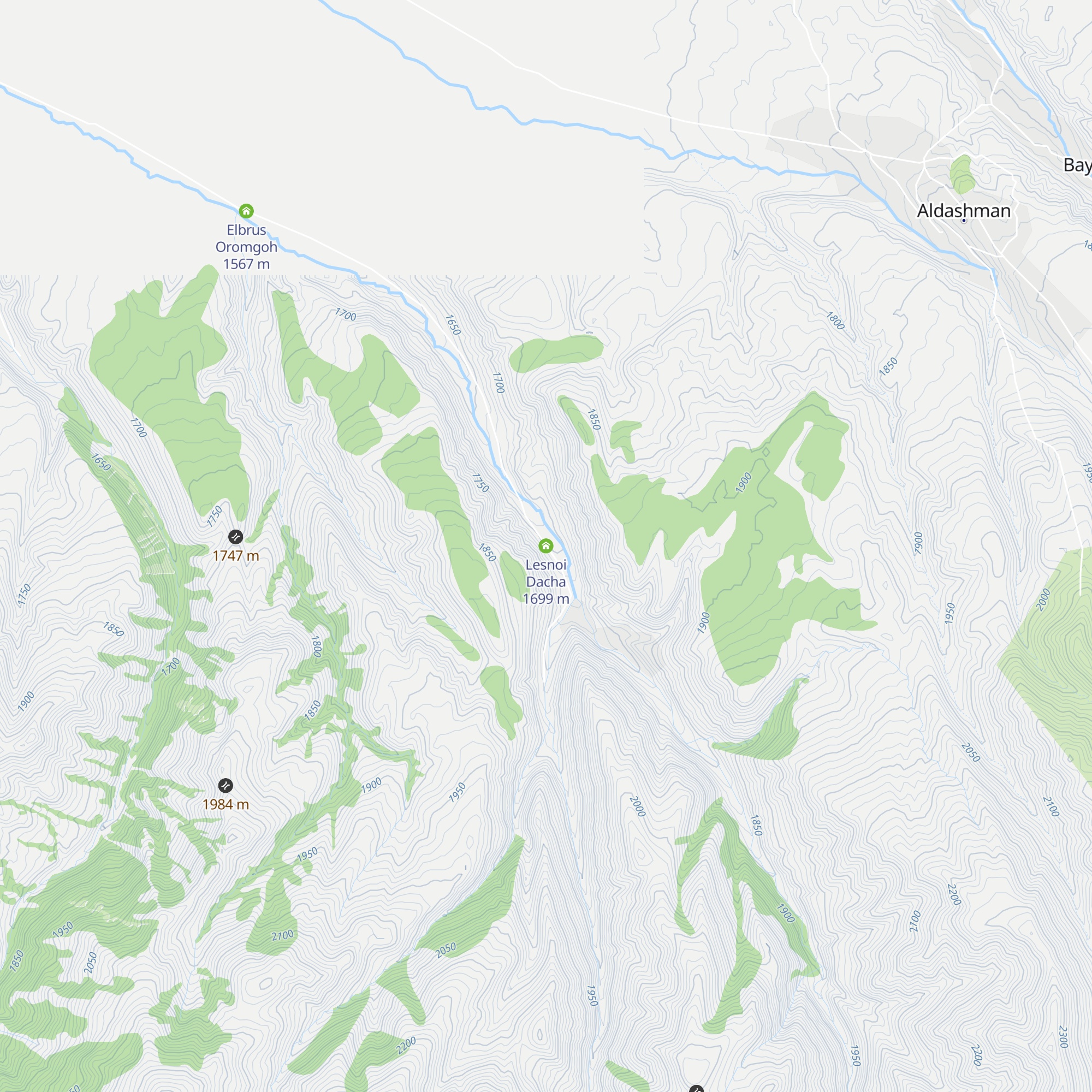 Lesnoi Dacha map