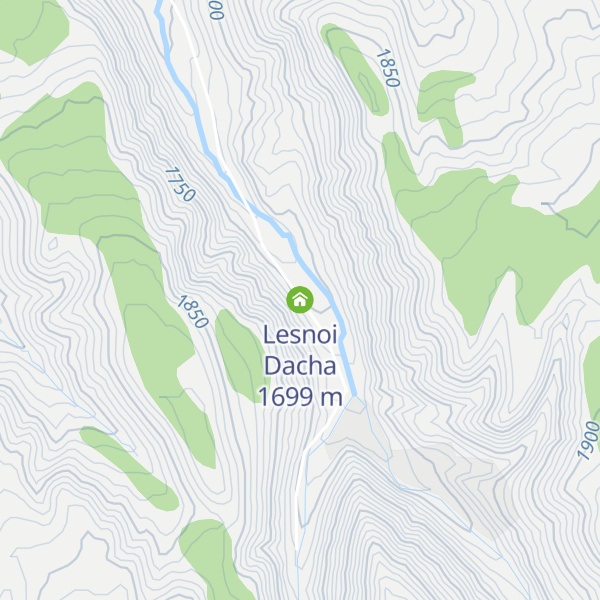 Map of Lesnoi Dacha