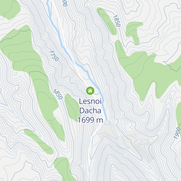 Map of Elbrus camping