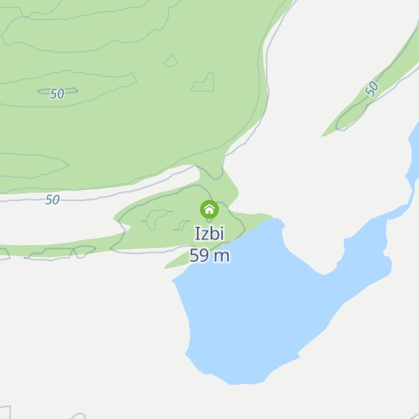 Map of Izbi