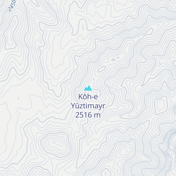 Map of Kōh-e Yūztimayr