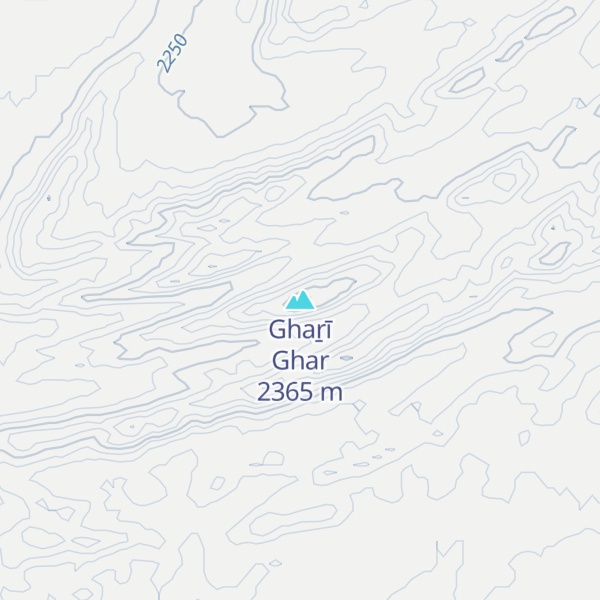 Map of Ghaṟī Ghar