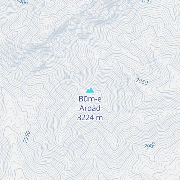 Map of Būm-e Ardād