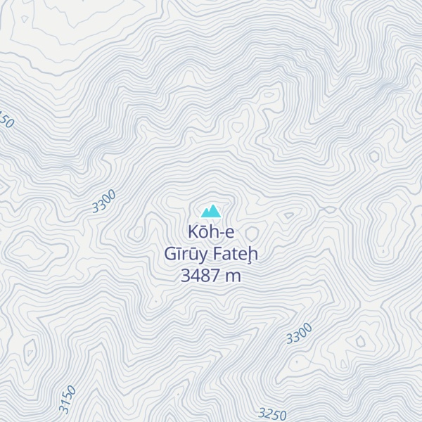 Map of Kōh-e Gīrūy Fateḩ