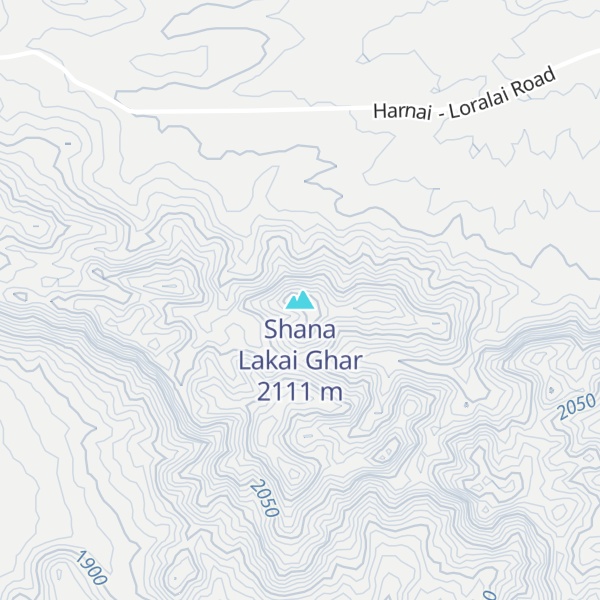 Map of Shana Lakai Ghar