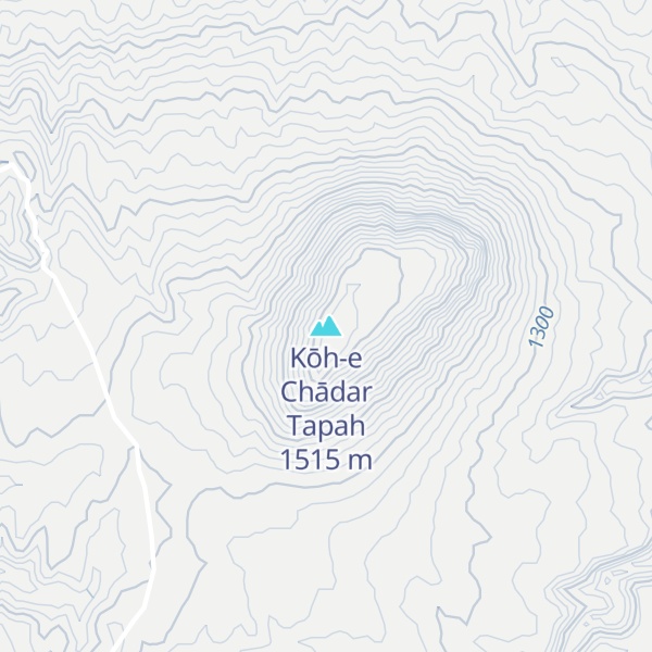 Map of Kōh-e Chādar Tapah
