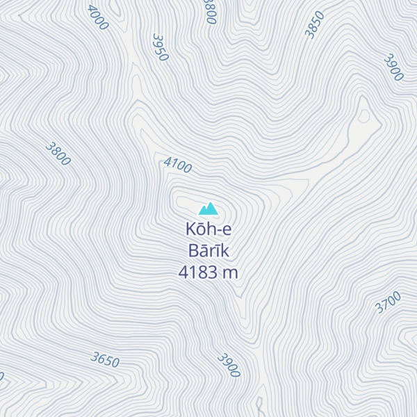 Map of Kōh-e Bārīk
