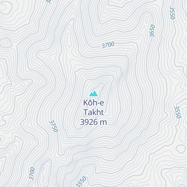 Map of Kōh-e Takht