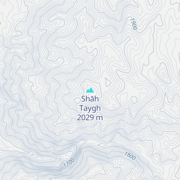 Map of Shāh Taygh