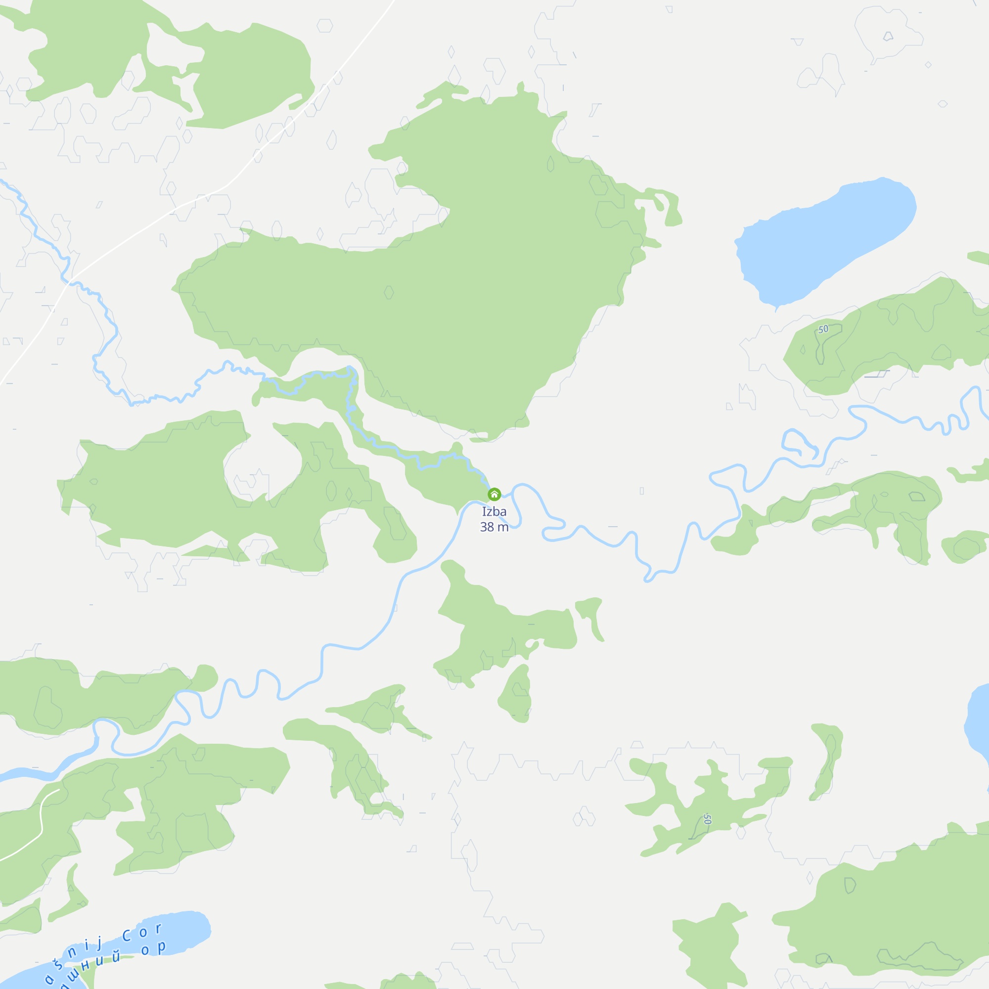 Izba map