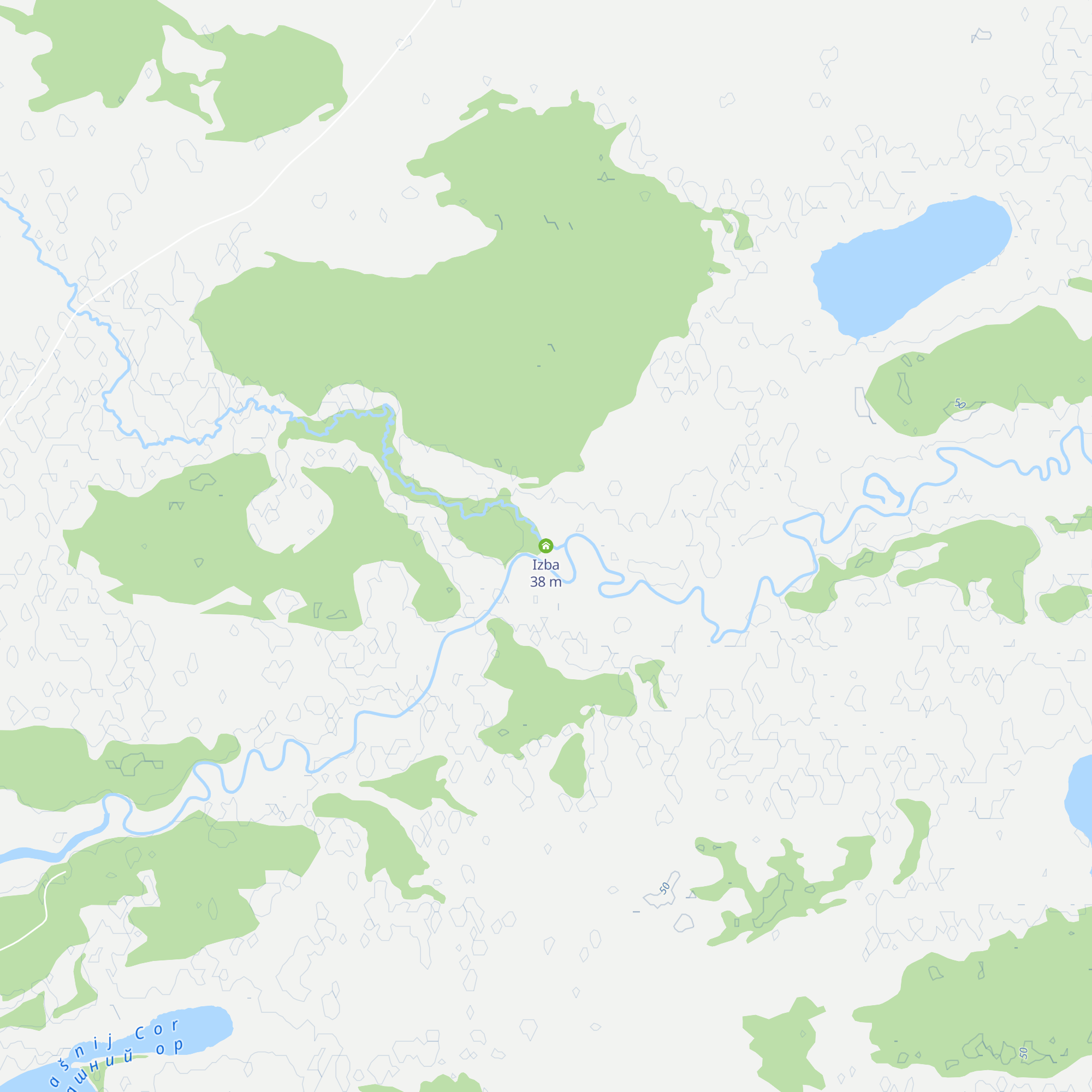 Izba map