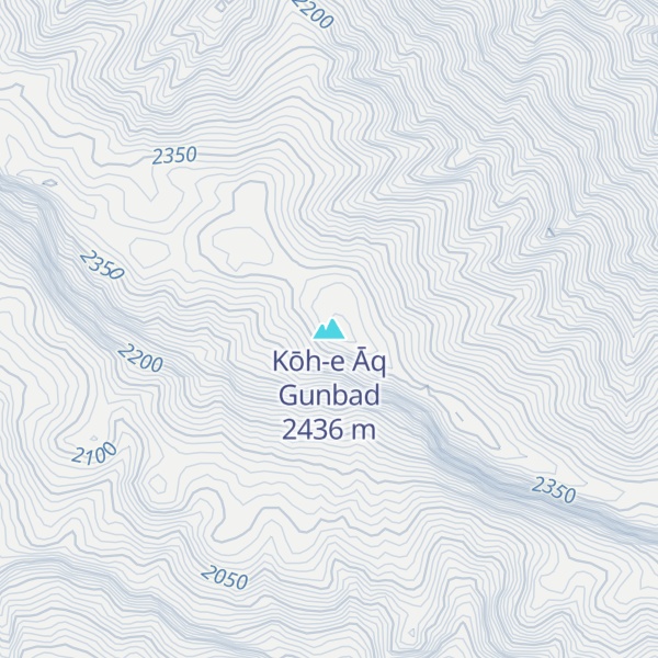 Map of Kōh-e Āq Gunbad