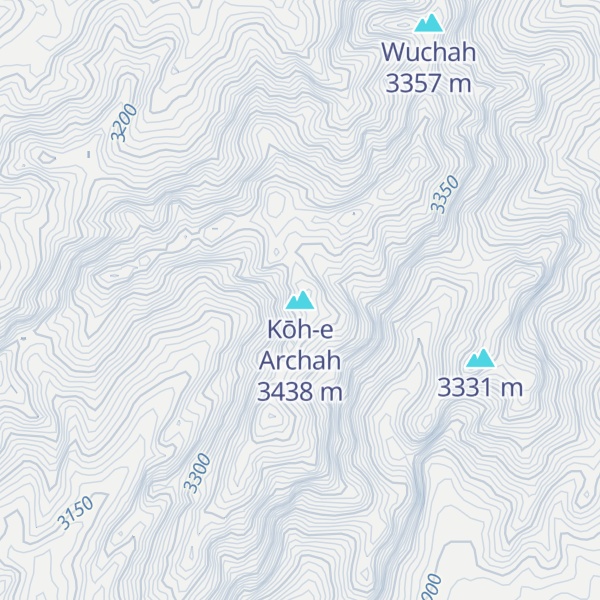 Map of Kōh-e Archah