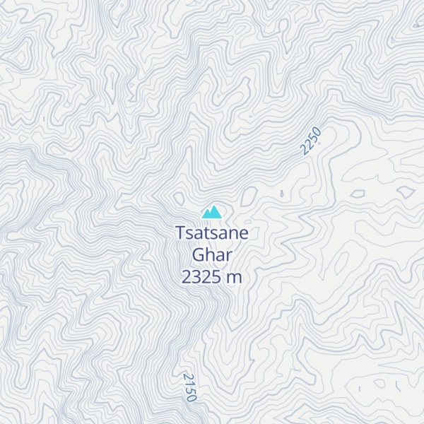 Map of Tsatsane Ghar