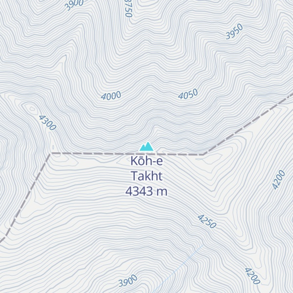 Map of Kōh-e Takht