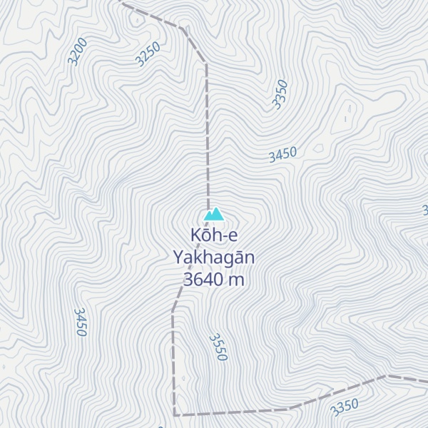 Map of Kōh-e Yakhagān