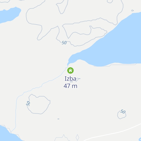 Map of Izba