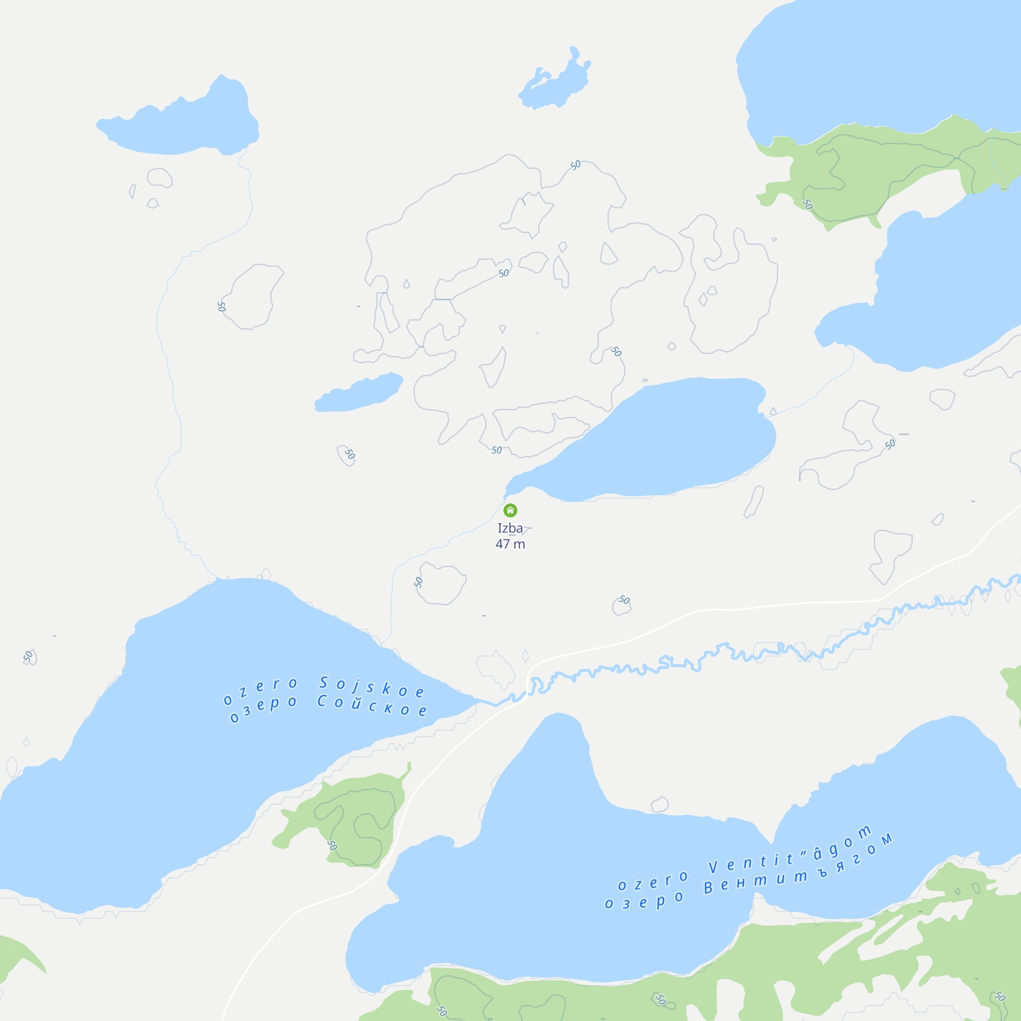 Izba map