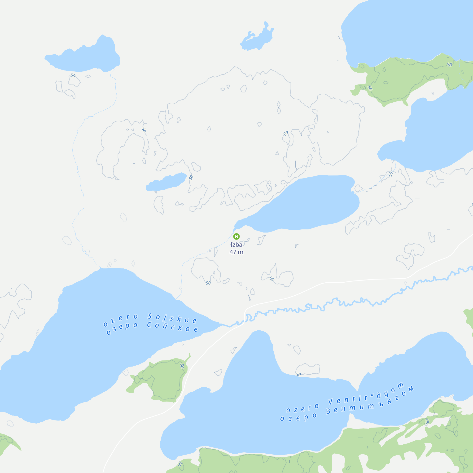 Izba map