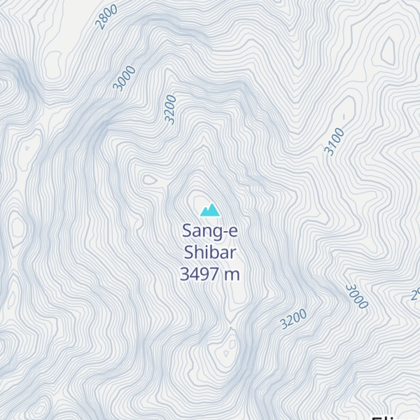 Map of Sang-e Shibar