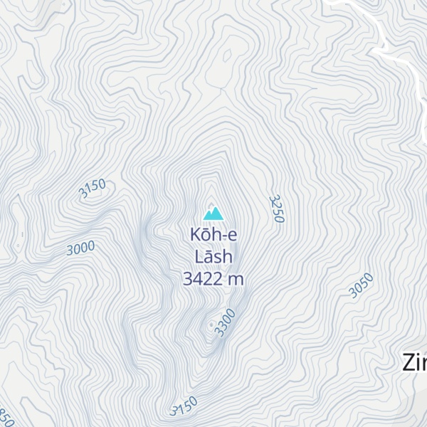 Map of Kōh-e Lāsh
