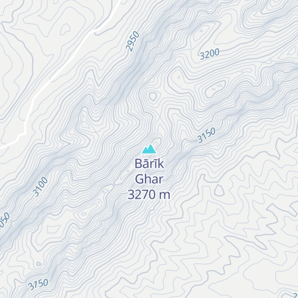 Map of Bārīk Ghar