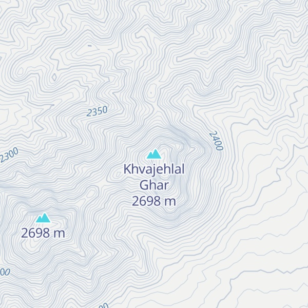 Map of Khvajehlal Ghar