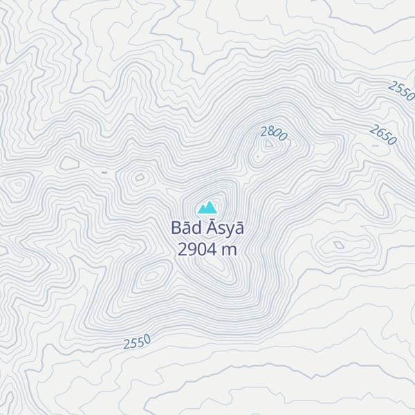 Map of Bād Āsyā