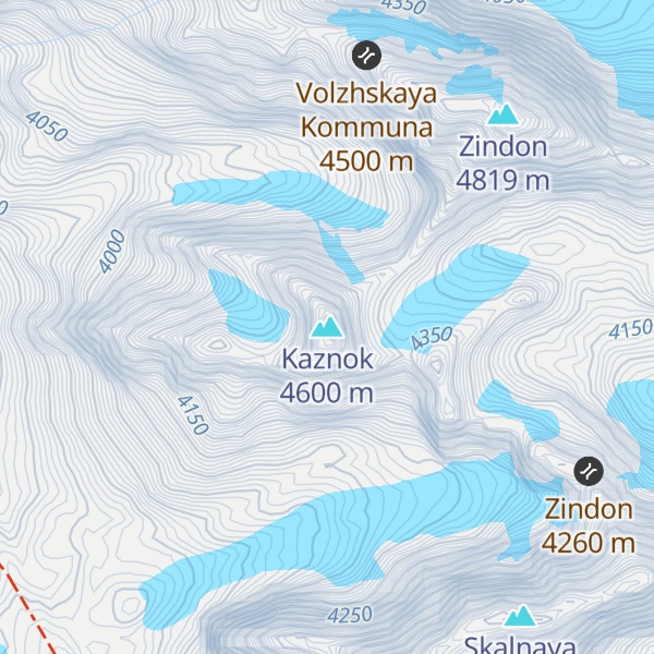 Map of Kaznok