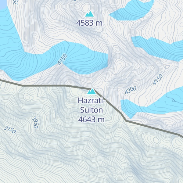 Map of Hazrati-Sulton
