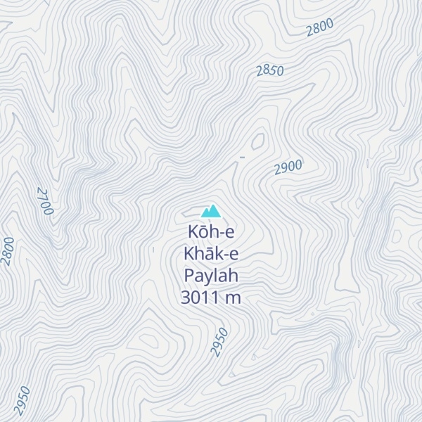 Map of Kōh-e Khāk-e Paylah
