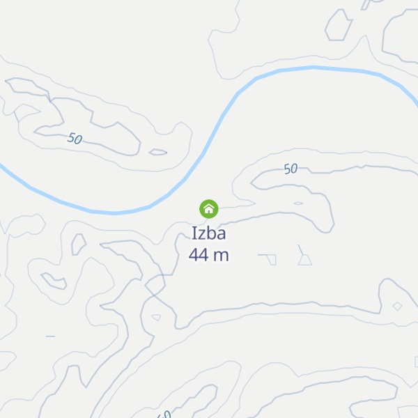 Map of Izba
