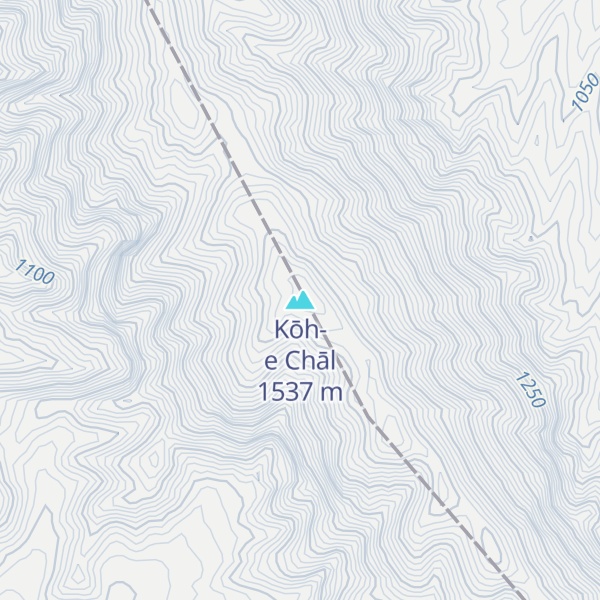 Map of Kōh-e Chāl