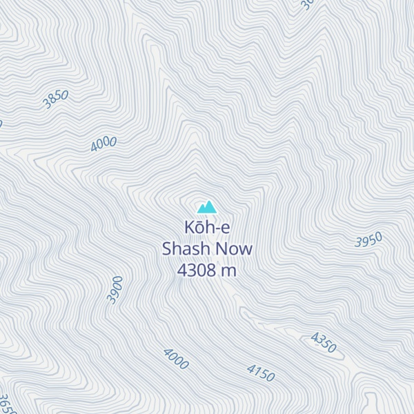 Map of Kōh-e Shash Now