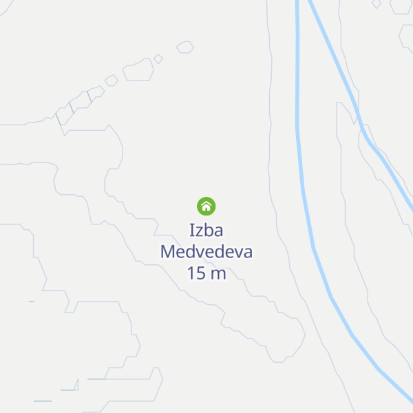 Map of Izba Medvedeva
