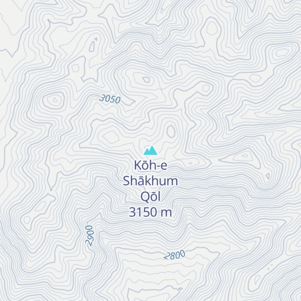 Map of Kōh-e Shākhum Qōl