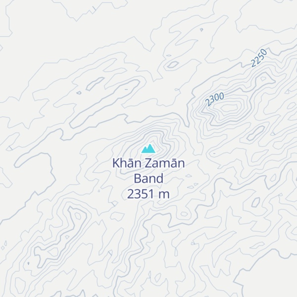 Map of Khān Zamān Band