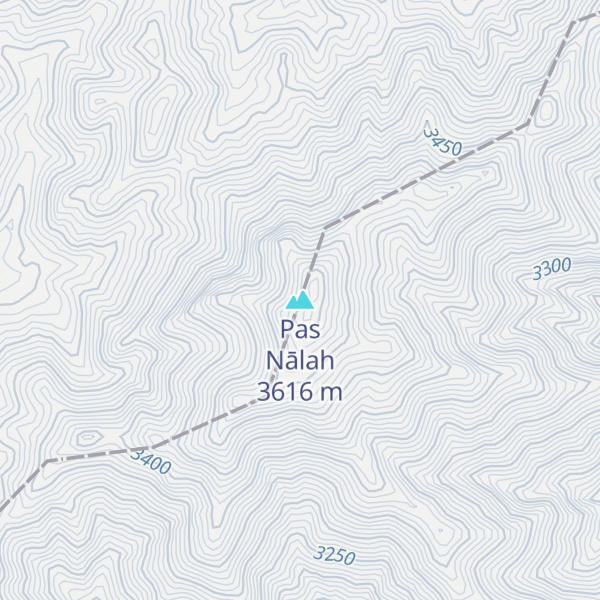 Map of Pas Nālah